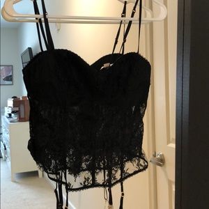Victoria’s Secret corset lingerie top size large